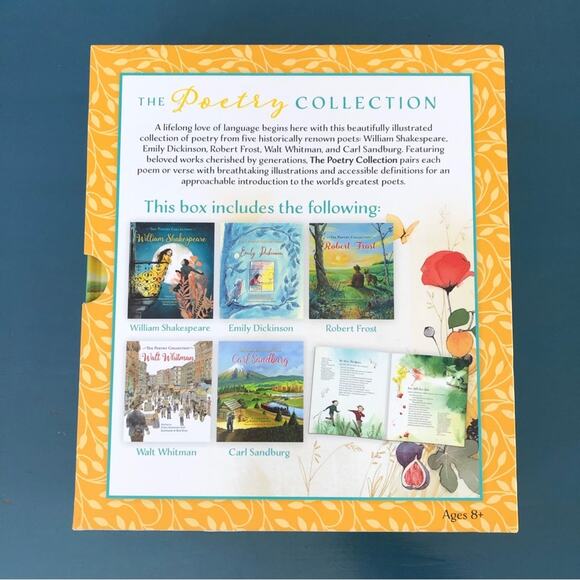 Poetry Collection 5 Hardcover Kids Poetry Books Boxed Set Homeschool - Picture 4 of 5